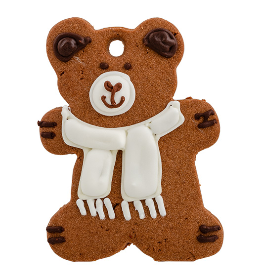 Cookie Bär mit Schal